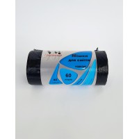 Пакеты для мусора 60л, 10шт 