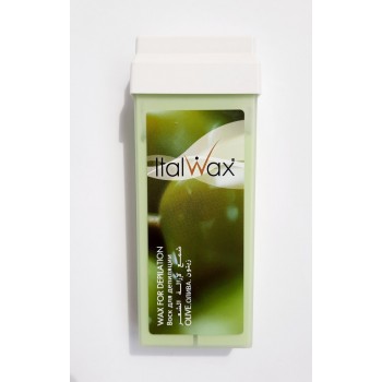 Воск в кассетах с широким роликом ItalWax 100мл - Олива