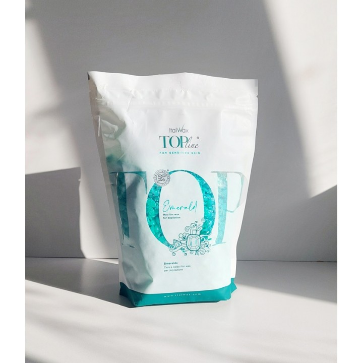 Воск пленочный в гранулах TOP FORMULA, Изумруд, ITALWAX, 750Г